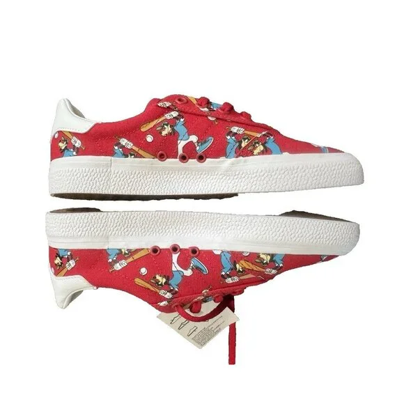 Adidas Originals 3MC C X Disney Sport Goofy adult Unisex Shoes Red NEW US 6 - Picture 4 of 13